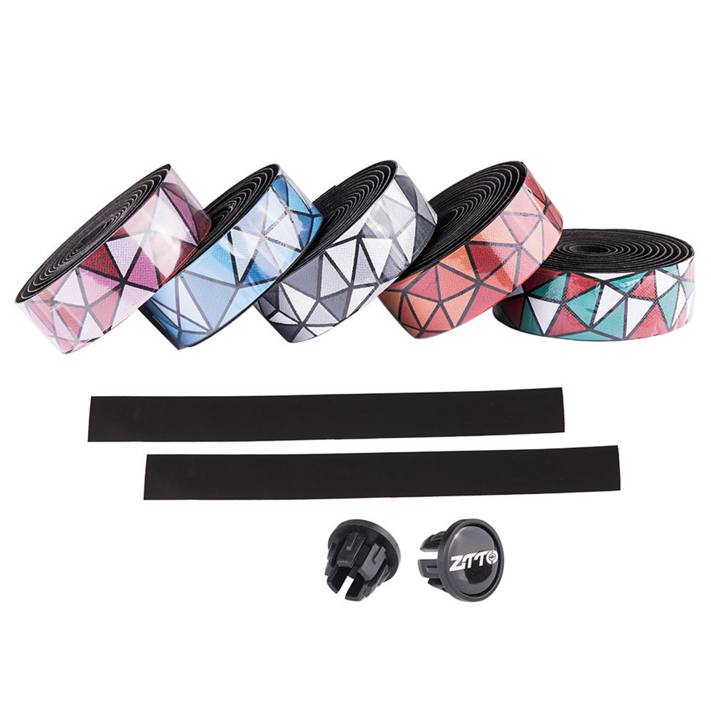ZTTO BD3 2Pcs Road Bicycle Handlebar PU+EVA Tape Anti-skid Bike Handlebar Wrap Straps ZTTO BD3 2Pcs Road Bicycle Handlebar PU+EVA Tape Anti-skid Bike Handlebar Wrap Straps